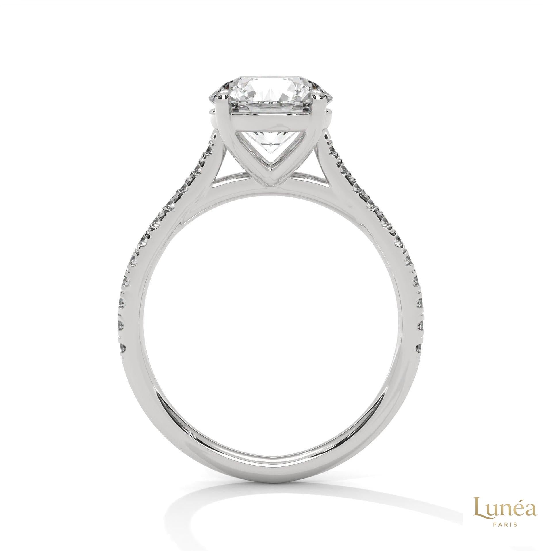 2.25Ct. Lab Diamond Engagement Ring
