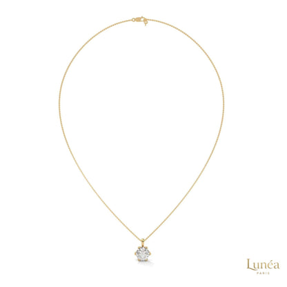 2.45 CT. 6-Prong Round Lab Diamond Pendant