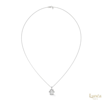 2.45 CT. 6-Prong Round Lab Diamond Pendant