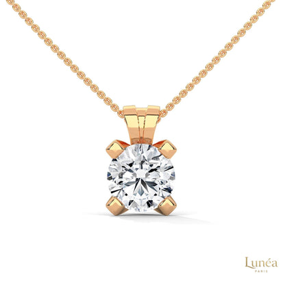 2.45 CT. Round Lab Diamond Pendant
