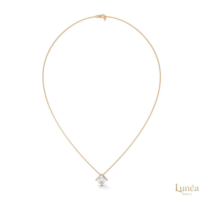 2.5 CT. Cushion Lab Diamond Pendant