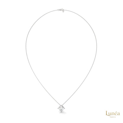 2.5 CT. Cushion Lab Diamond Pendant