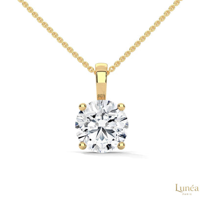 2.75 CT. Round Diamond Solitaire Pendant