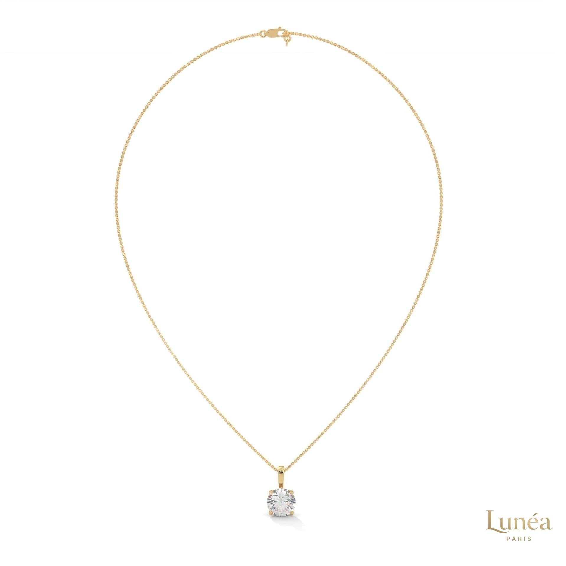 2.75 CT. Round Diamond Solitaire Pendant