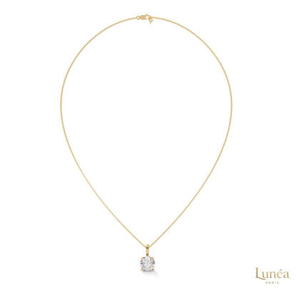 2.75 CT. Round Diamond Solitaire Pendant