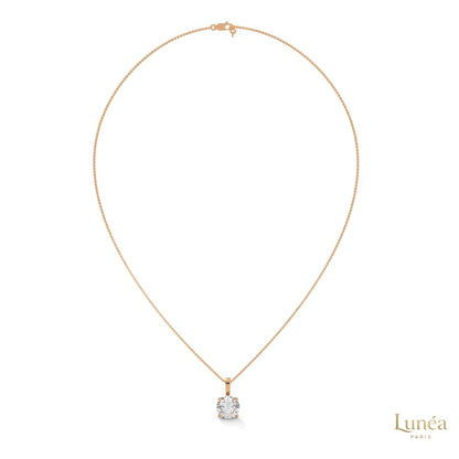 2.75 CT. Round Diamond Solitaire Pendant