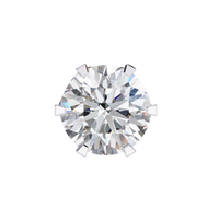 2.57 CTW Round Lab-Grown Diamond Six-Prong Crown Stud Earrings in 14K Gold — product image 22