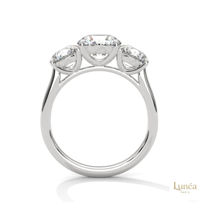 3.60 Ct. 3-Stone Lab Diamond Engagement Ring