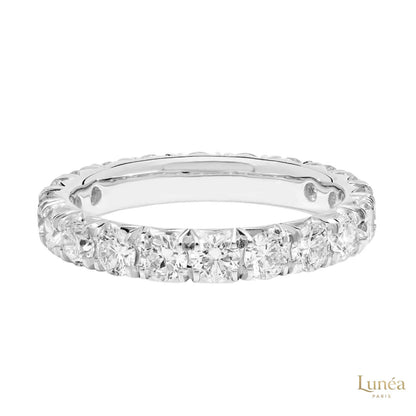 5 Ct. Round Lab Diamond Eternity Ring