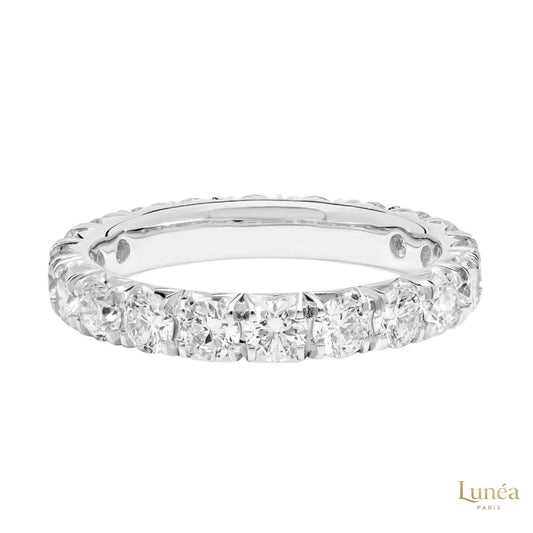 5 Ct. Round Lab Diamond Eternity Ring