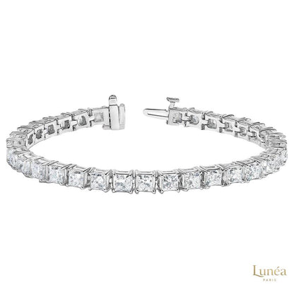 50 CT. Princess Lab Diamond Tennis Bracelet