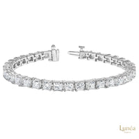 50 CT. Princess Lab Diamond Tennis Bracelet
