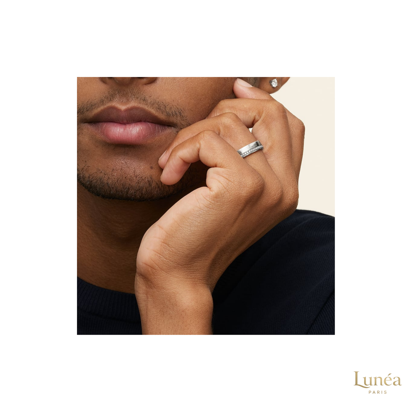 Men’s Lab Diamond Wedding Band – Timeless Luxury | Lab Grown | 14K Gold & Platinum