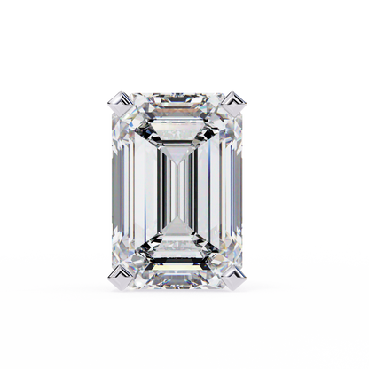 2.39 CTW Emerald-Cut Lab-Grown Diamond Stud Earrings in 14K Gold