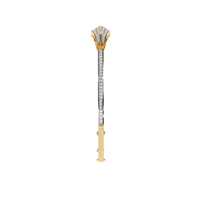 0.6 CTW Pavé Arrow Diamond Bangle in Yellow Gold, view 13 – Lunéa Paris