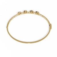 2.3 CTW four-round diamond pavé bracelet in Yellow Gold view 11