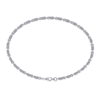 9.8 CTW Round Diamond Tennis Bracelet in White Gold, view 18 – Lunéa Paris