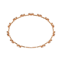 0.9 CTW floral diamond tennis bracelet in Rose Gold view 15 – Lunéa Paris