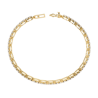 4.0 CTW Round Diamond Tennis Bracelet in Yellow Gold, view 1