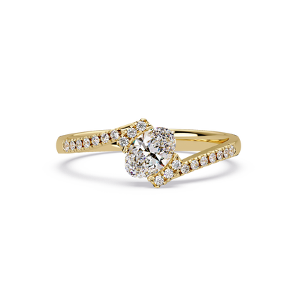 0.4 CTW Oval Bypass Pavé Colorstone Ring – Drive render 1