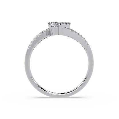 0.4 CTW Oval Bypass Pavé Colorstone Ring – Drive render 5