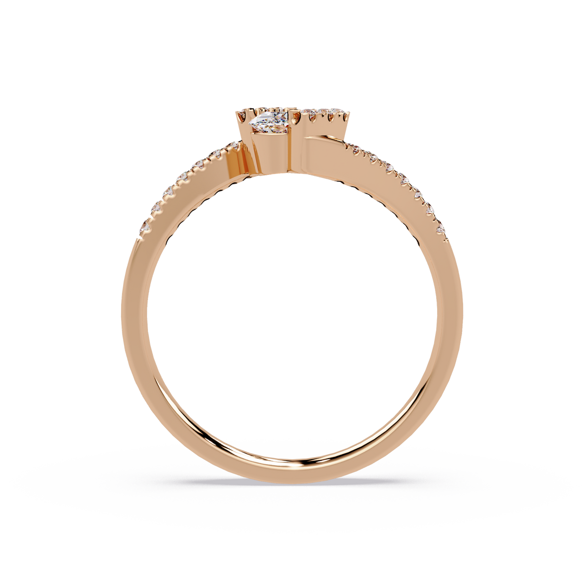 0.4 CTW Oval Bypass Pavé Colorstone Ring – Drive render 6