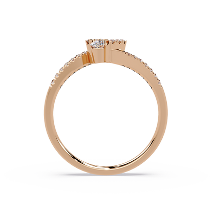 0.4 CTW Oval Bypass Pavé Colorstone Ring – Drive render 6