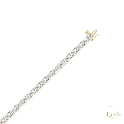 East-West Oval Diamond Tennis Necklace