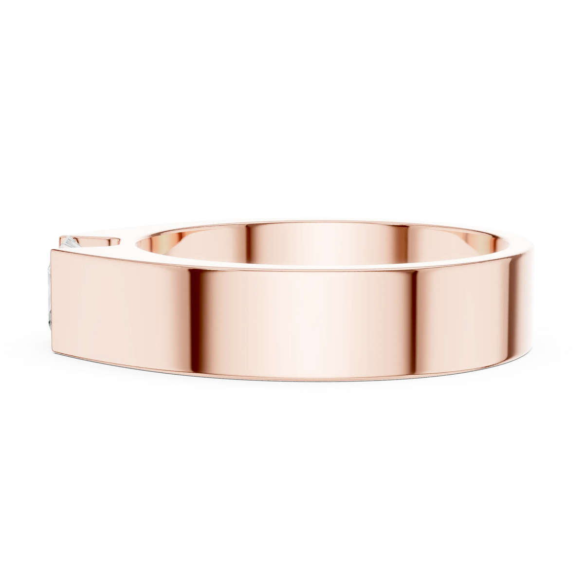 Men's Princess Cut Wedding Band