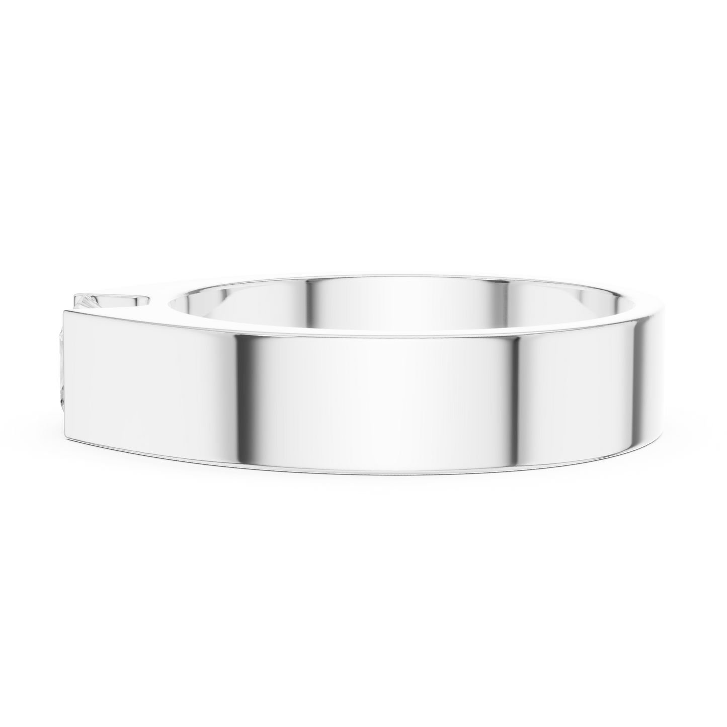 1.00 CT Princess-Cut Lab-Grown Diamond Men’s Band in 14K Gold