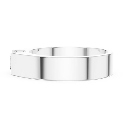 Men's Princess Cut Wedding Band