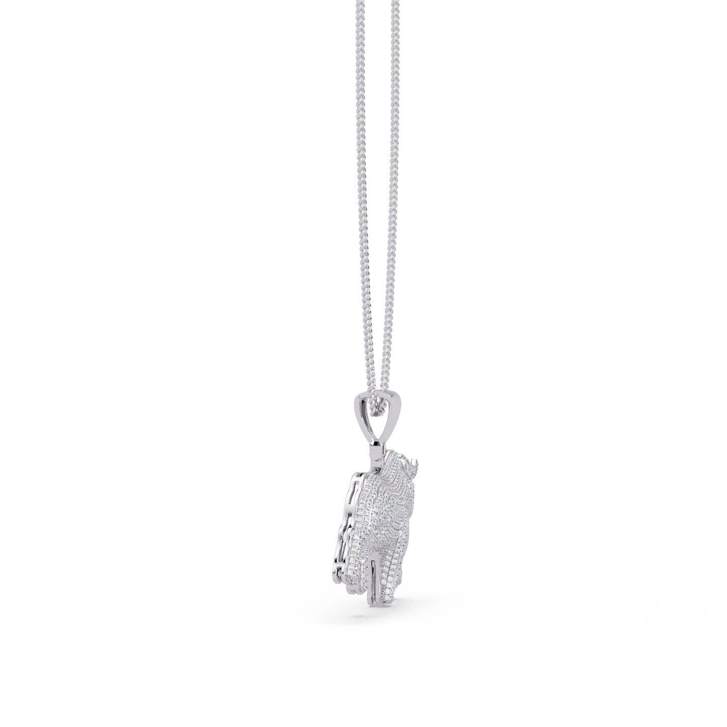 1.94 ct Bull Diamond Pendant Necklace | 14K Gold |