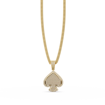 Spade Diamond Pendant Necklace