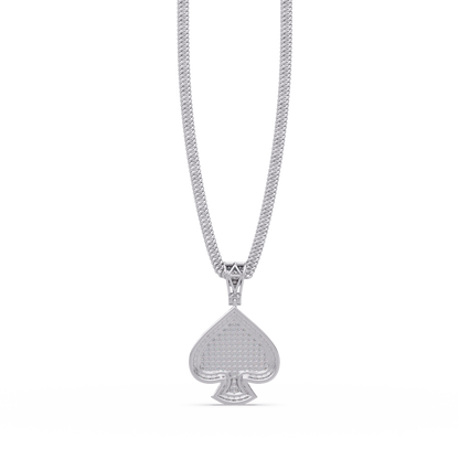 Spade Diamond Pendant Necklace