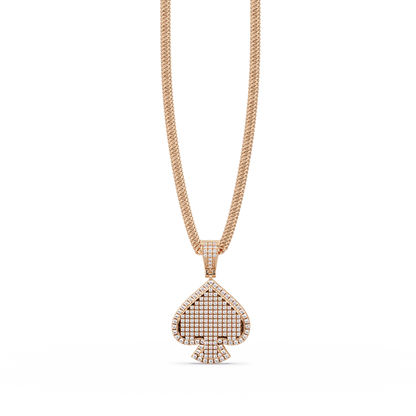 Spade Diamond Pendant Necklace