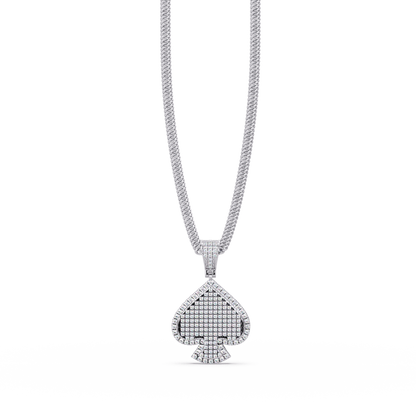 Spade Diamond Pendant Necklace