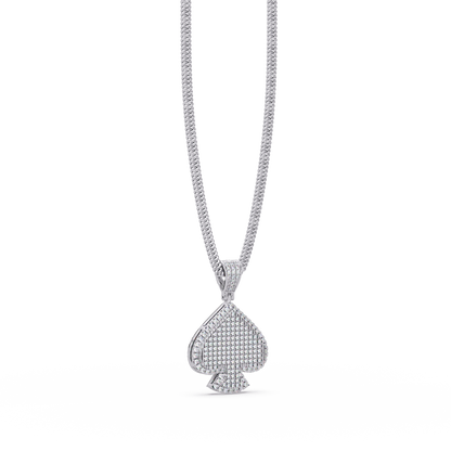 Spade Diamond Pendant Necklace