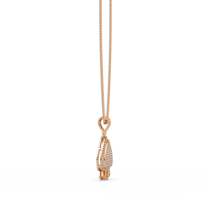 Spade Diamond Pendant Necklace