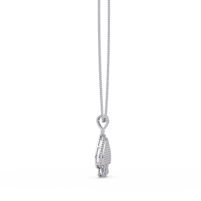 Spade Diamond Pendant Necklace
