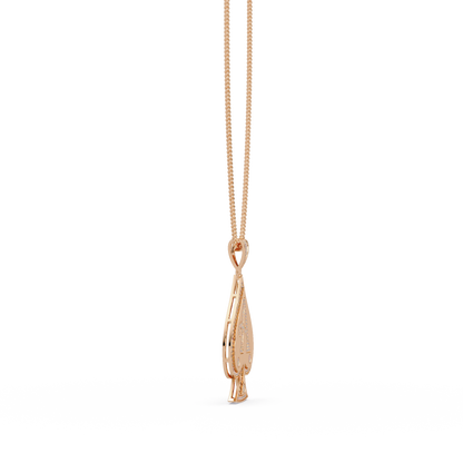 Ace of Spades Diamond Pendant Necklace