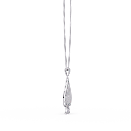 Ace of Spades Diamond Pendant Necklace