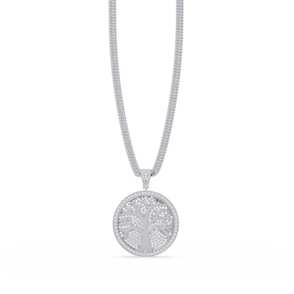 Tree of Life Diamond Pendant Necklace
