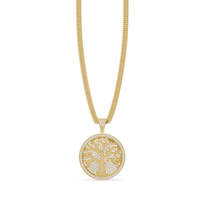 Tree of Life Diamond Pendant Necklace
