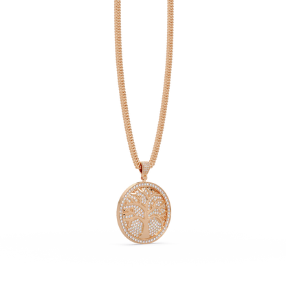 Tree of Life Diamond Pendant Necklace