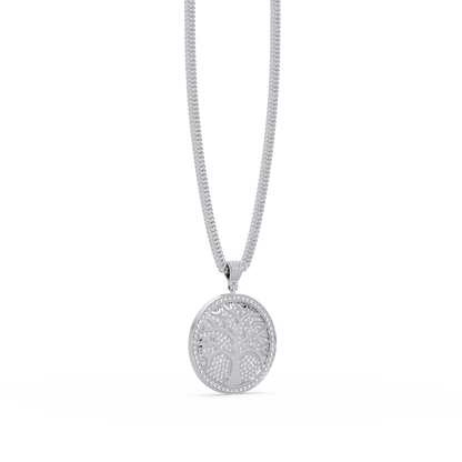 Tree of Life Diamond Pendant Necklace