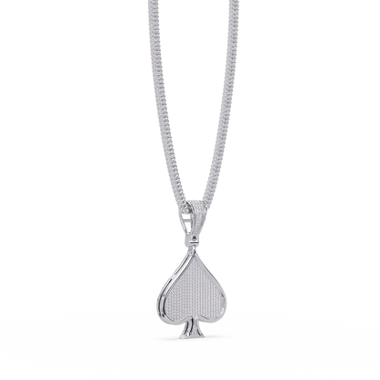 Spade Diamond Pendant Necklace