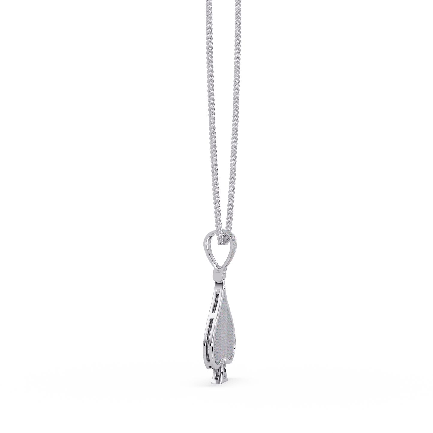 1.19 ct Spade Diamond Pendant Necklace | 14K Gold |