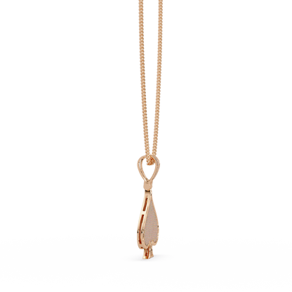 Spade Diamond Pendant Necklace