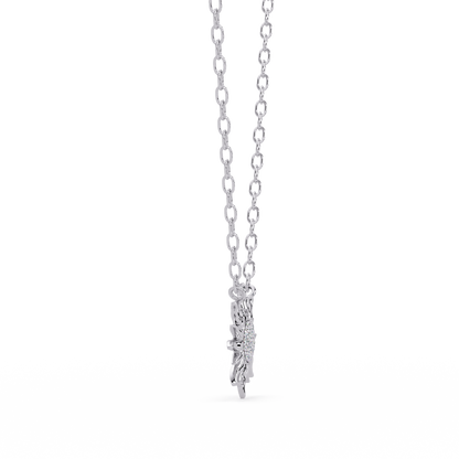 Sunburst Diamond Pendant Necklace