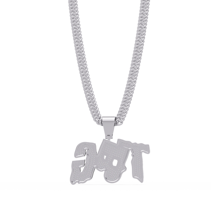 Custom Letter Diamond Pendant Necklace